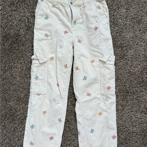 PacSun Cream Textured Pants